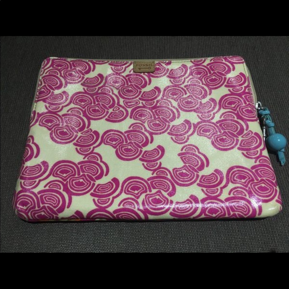 FOSSIL Key-Per Coated Canvas Bag